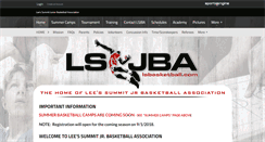 Desktop Screenshot of lsbasketball.com